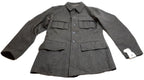 Vintage Field Jacket Army Wool Grey 6 Pocket Vapenrock M39 from 1952 Size 96 L