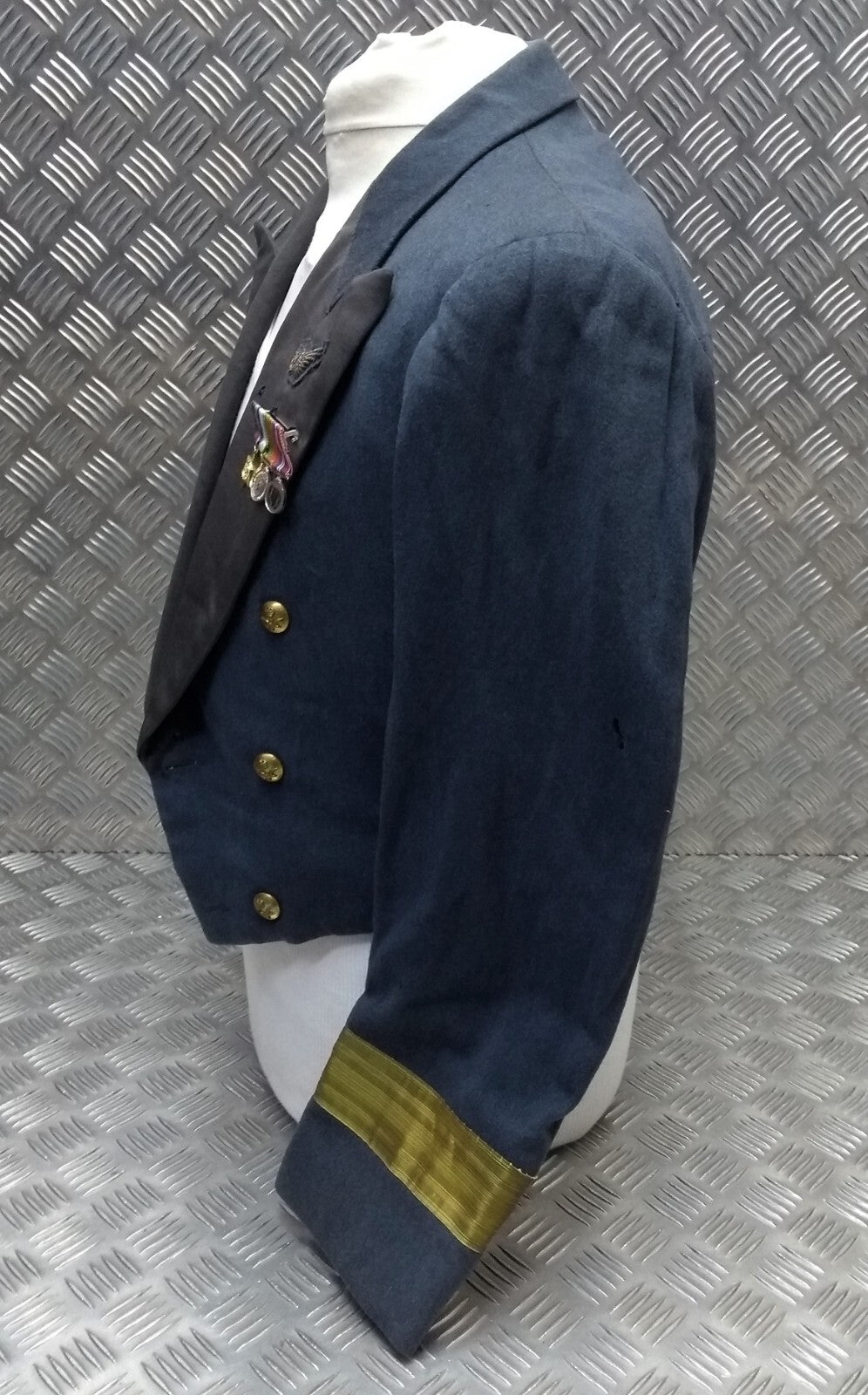 Mess Jacket Royal Air Force Vintage Burberrys Kings Crown Buttons & Medals