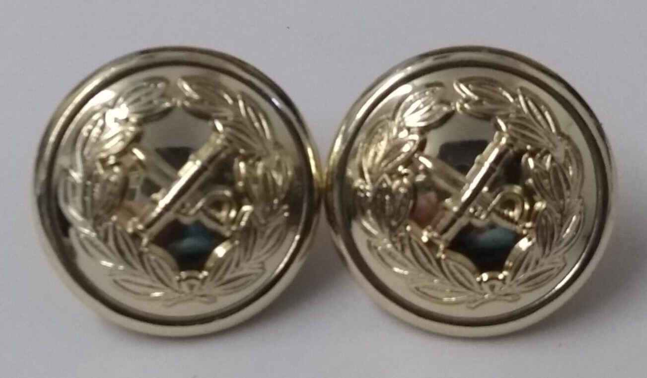 General Rank Insignia Buttons Standard Service Dress No1 / No2 Issue X 2 - NEW