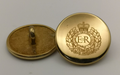 Blazer Buttons with Royal Engineers Insignia Flat 22L Gold Coloured x8