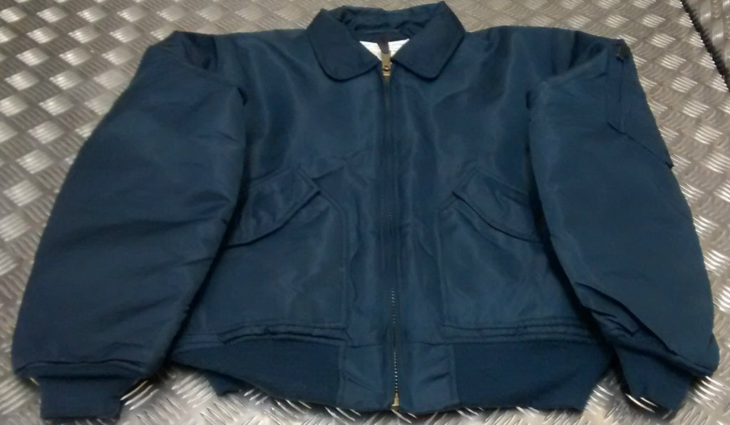MA2 CWU US Military Style Bomber Jacket Blue NEW