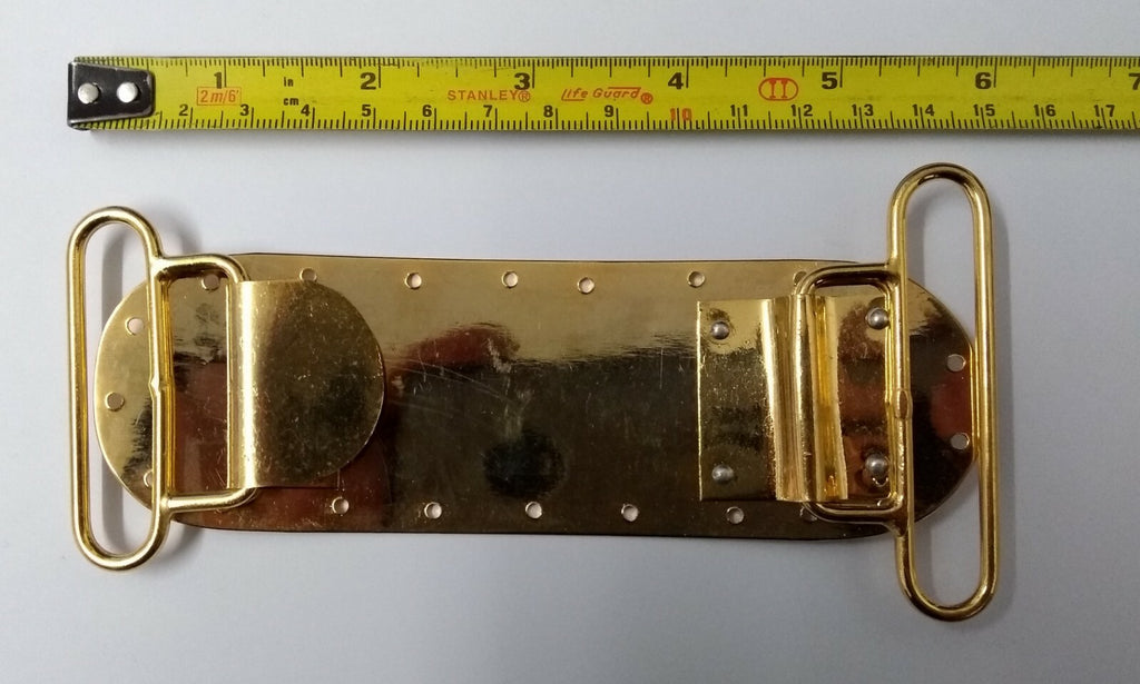 Ceremonial Curved Belt Brass Plate For Waist Sash Genuine British NEW
