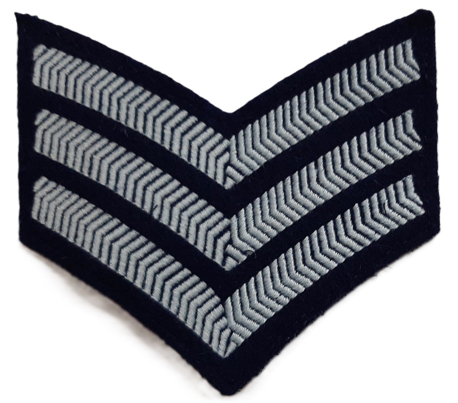 RAF Royal Air Force Airforce No1 Chevon Badge 3 Bar Type Arm Patch for Air Force Dress Jackets USED