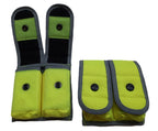 Magazine Ammo Pouch "Aegis" Hi Viz Double Molle 9mm Mag Accessory Holder X2 NEW