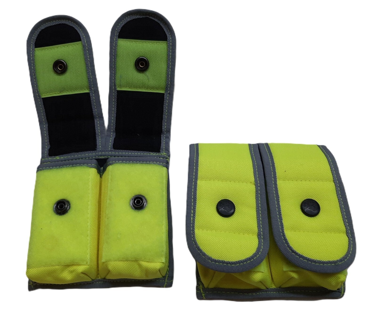 Magazine Ammo Pouch "Aegis" Hi Viz Double Molle 9mm Mag Accessory Holder X2 NEW
