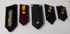 Assorted Gorgets Various Officers Issue For Collectors 5X Single Collar Tabs