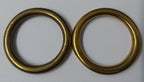 Genuine British Army Horse Guards & H Cav 1 1/2" Brass Bridle Rings 1 Pair STD20