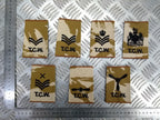 Tactical Communications Wing Desert Camo RAF Royal Air Force Epaulette / Tab Slide