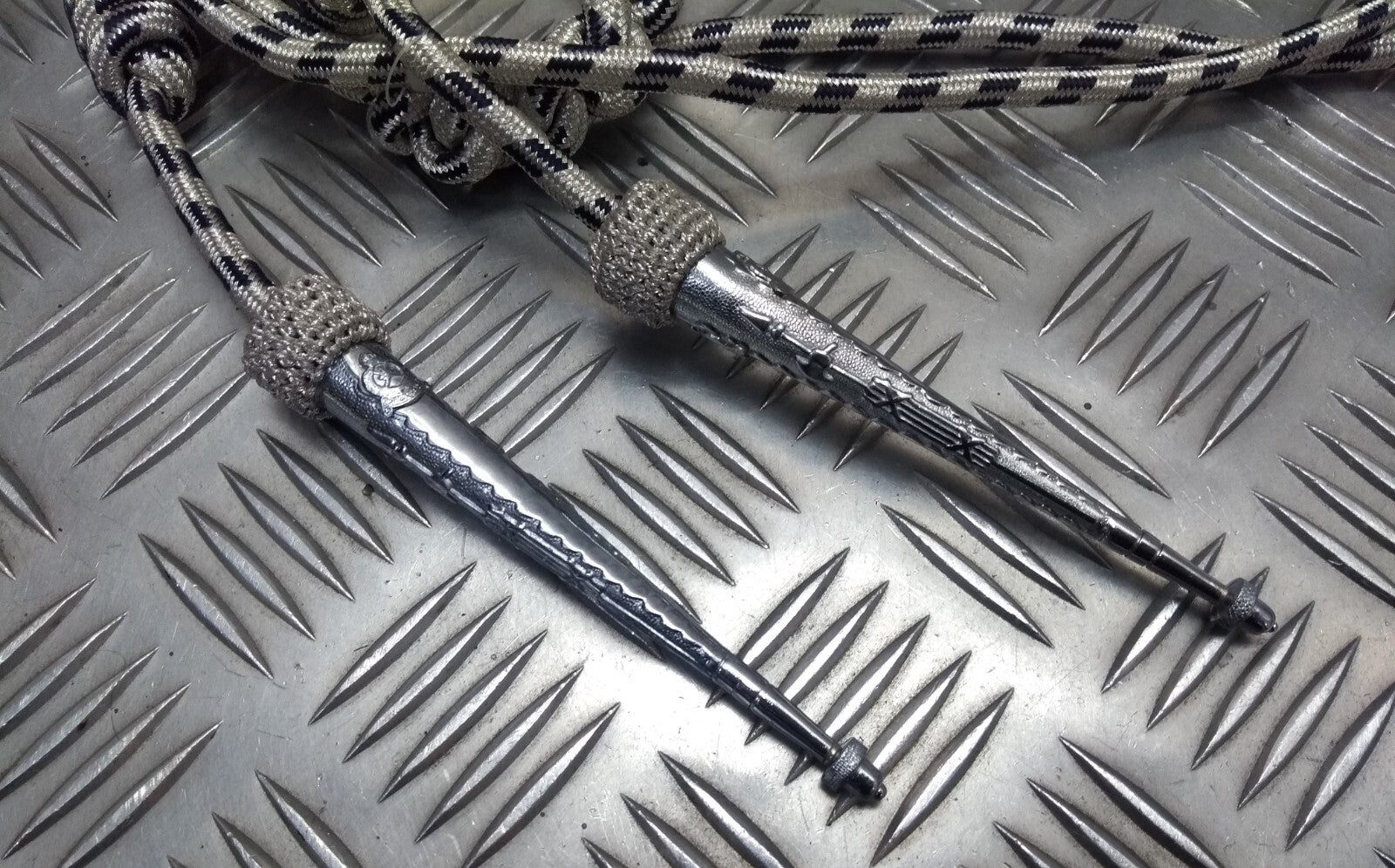 Oman Silver Aiguillette Senior Officer Blue Fleck Ceremonial UK Made