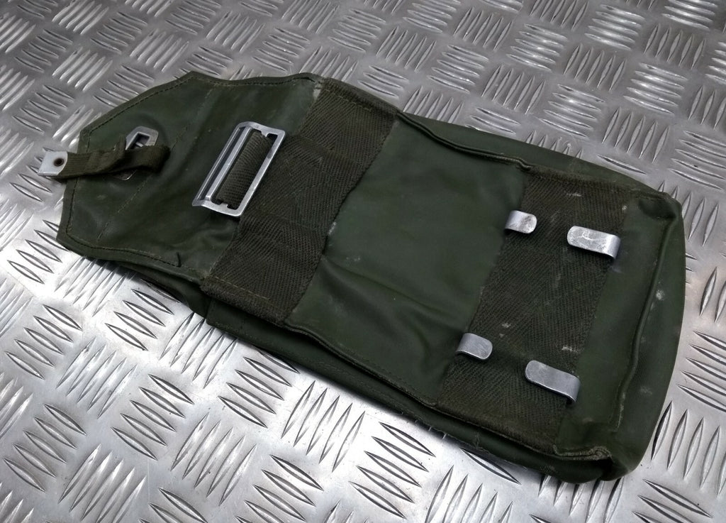Genuine Vintage Swedish Green Vinyl PVC Side Utility Ammo Pouch MATT2