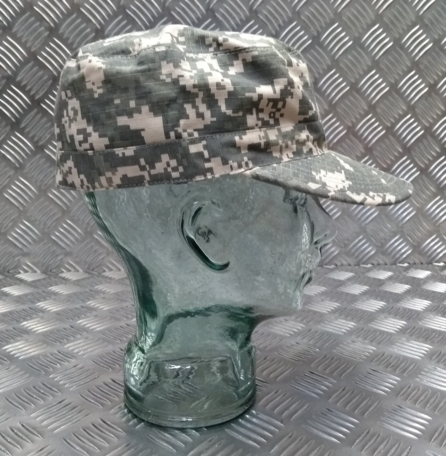 ACU Digital Patten Camouflage Crap / Patrol Hat / Combat Cap Size Large - NEW