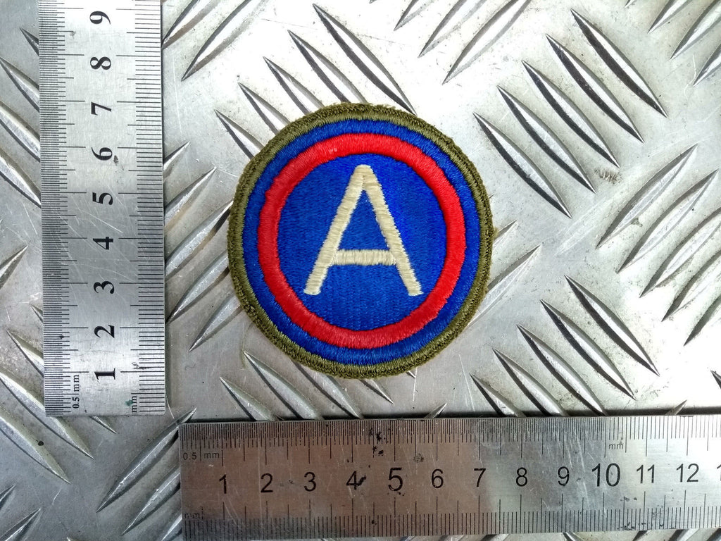 US Army Central 3rd "A" Braided Patch Obsolete United States