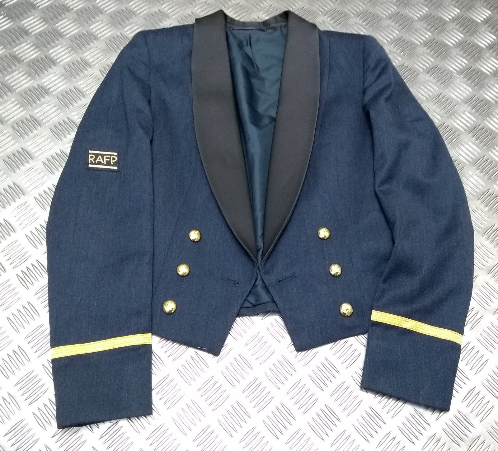 WRAF / RAF Royal Air Force No5 Woman's Jacket Airforce Blue Grey Colour Size 92cm Long