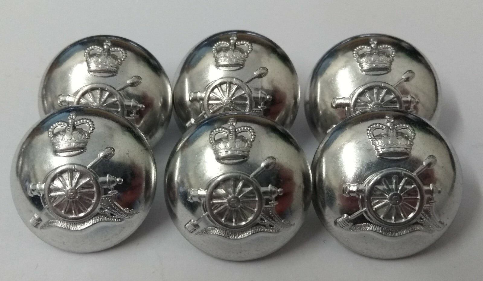 Genuine British Army Issue The Royal Regiment of Artillery Dress Buttons 40L