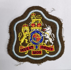 Army Air Corps & Small Arms School Corps Patch Warrant Officer Class 1 (WO1)