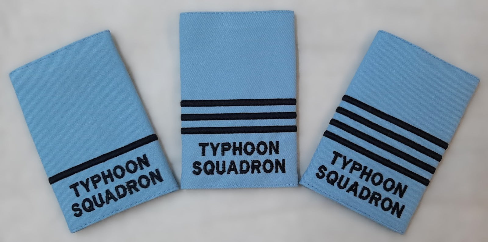 Typhoon Squadron Slides Shoulder / Tab Slides Assorted 1 3 4 Bar