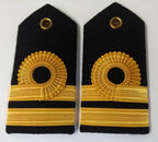 Genuine Naval issue Lieutenant Gold Wire Rank Shoulder Boards - NEW - LFS16
