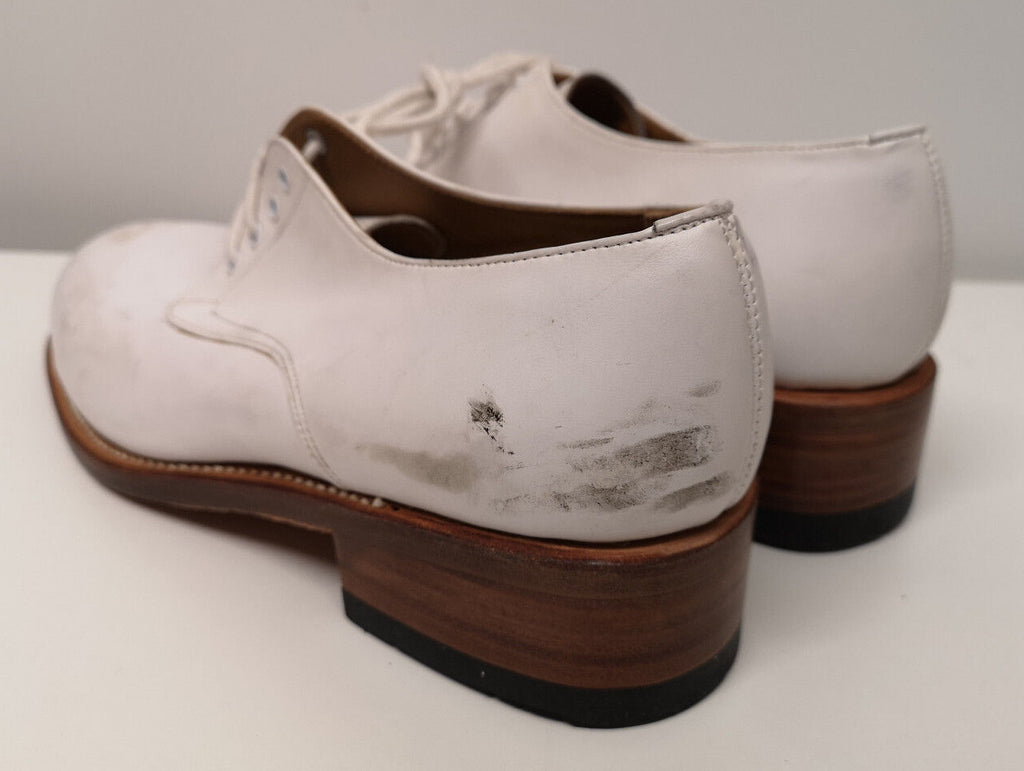 British Navy White Leather Parade / Dress Shoes Womans - Assorted Sizes