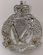 Royal Irish Regiment Officers' Queen's Crown Cross Belt Regimental Breast Badge