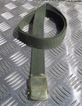 Style 1¼ Roll buckle Canvas Web Belt Silver or Brass buckle All Colours