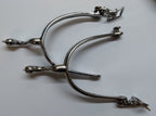 HCav Uniform Spurs Chrome Household Cavalry & RHA British Army Spec Swan Neck