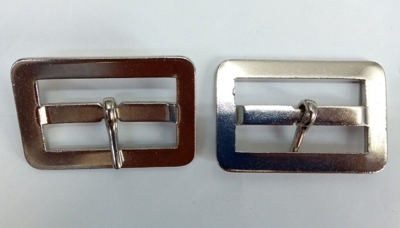 Nickel Plated Buckles 1 5/8" \ 1⅝ \ 42mm x 10