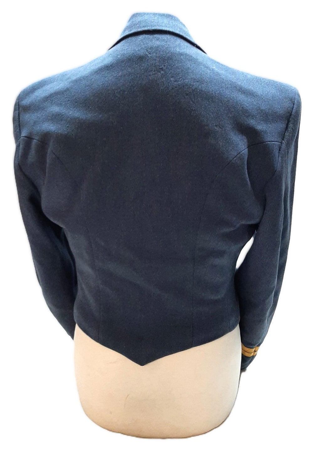 RAF Royal Air Force Vintage Mess Jacket With Braided Cuffs Airforce Blue Grey Colour Moss Bros