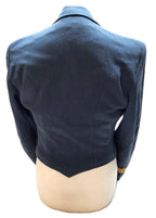 RAF Royal Air Force Vintage Mess Jacket With Braided Cuffs Airforce Blue Grey Colour Moss Bros