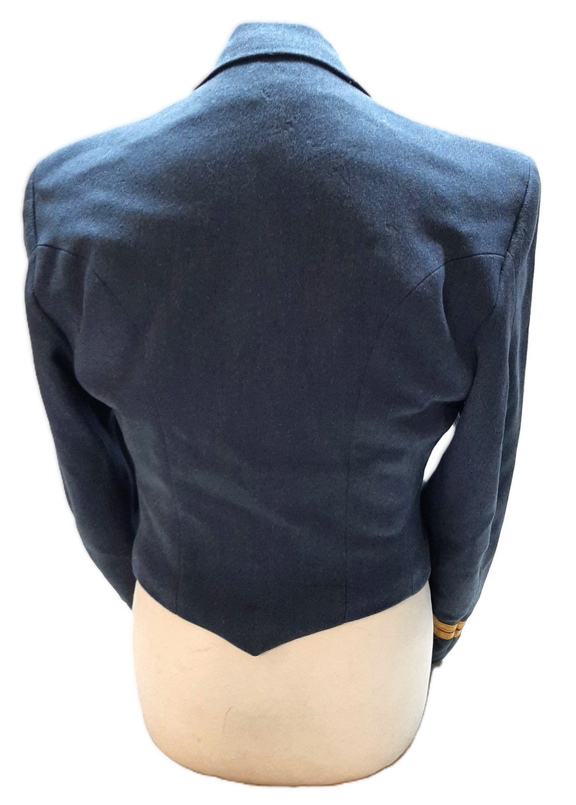 RAF Royal Air Force Vintage Mess Jacket With Braided Cuffs Airforce Blue Grey Colour Moss Bros