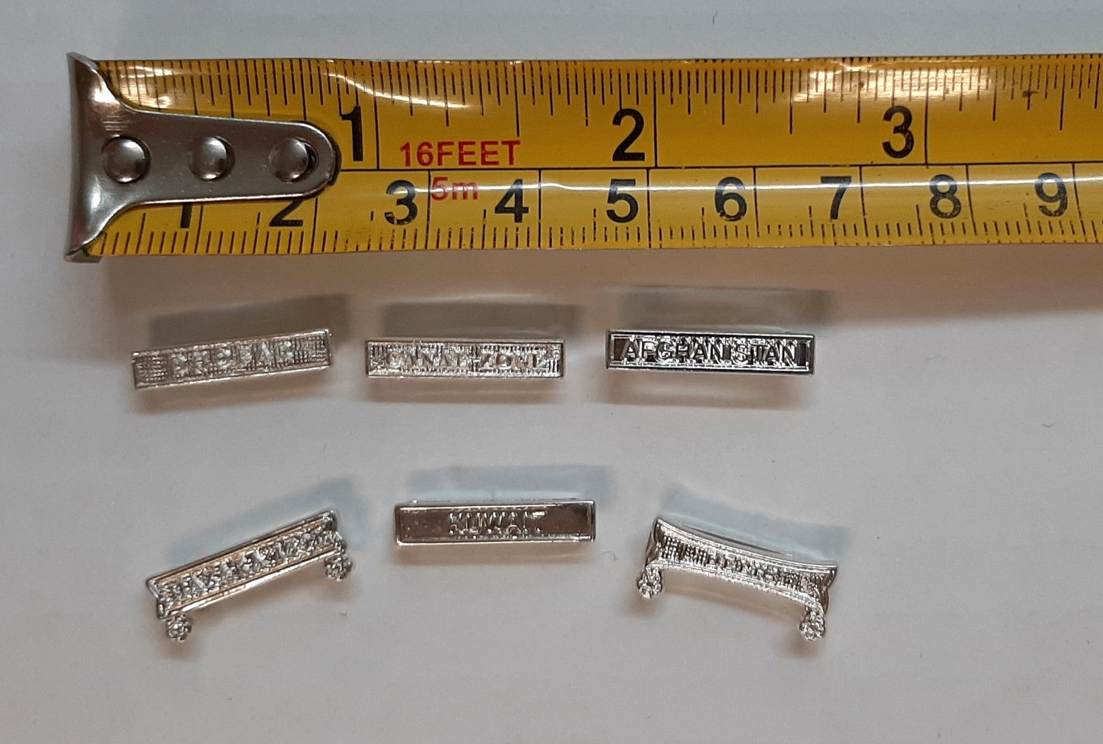 Medal Clasps British Six Mixed Campaign / Award Bars for Collectors