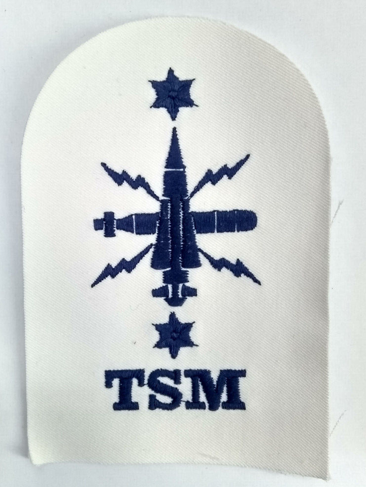 Royal Navy Tactical Submarine TSM Leading Rate Blue & White Qualification Patch