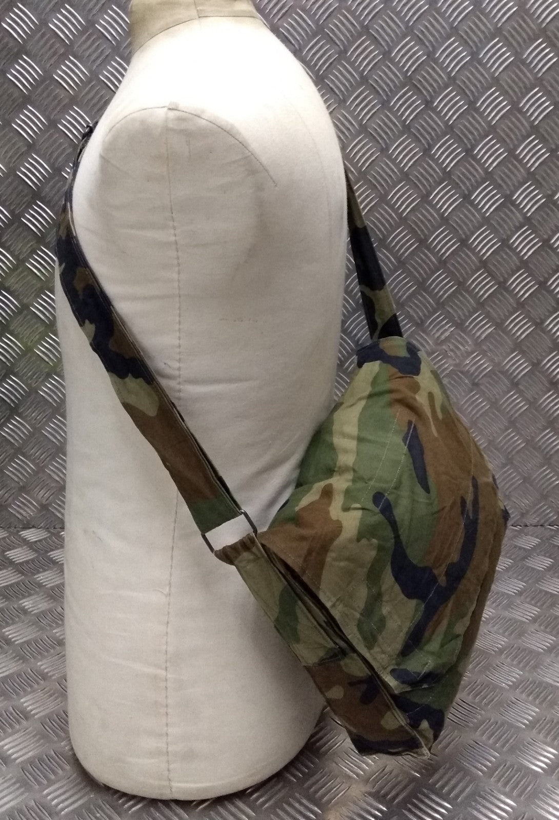 Woodland Camouflage Lightweight Compact Shoulder Bag