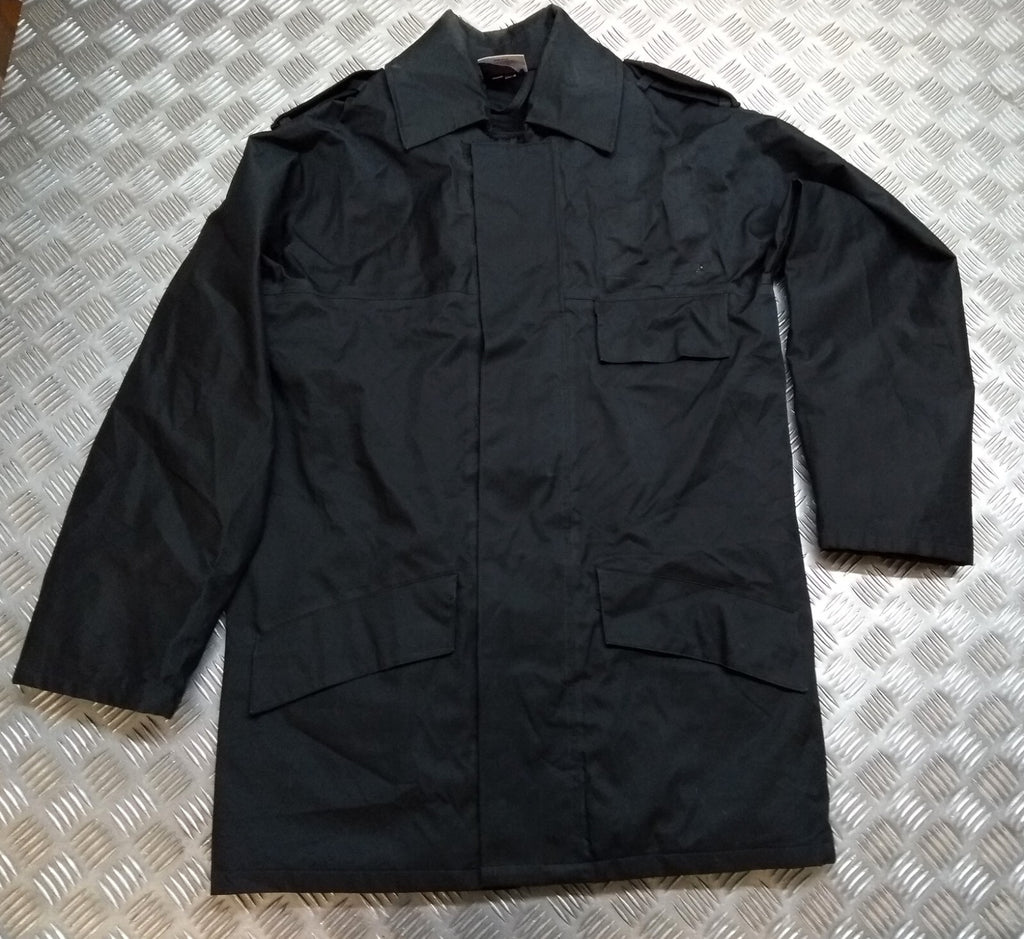 Black MVP Jacket Waterproof & Breathable 90s Army Spec Guards Security Detail