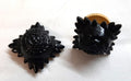 Rank Stars Pips British Army Black Subdued Officer Insignia Tria Juncta In Uno