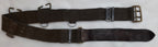 Vintage Belt Webbing Load Carry / Pistol Canvas / Leather WaistBelt Max 42"