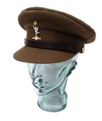 No2 Officers Hat R Signals British Army Goldings Full Insignia & Chin Strap 59cm