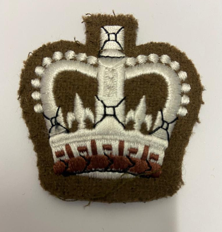 No2 Staff SGT / FAD Warrant Officers Class 2 WO2 WO 2 Crown Patch NEW