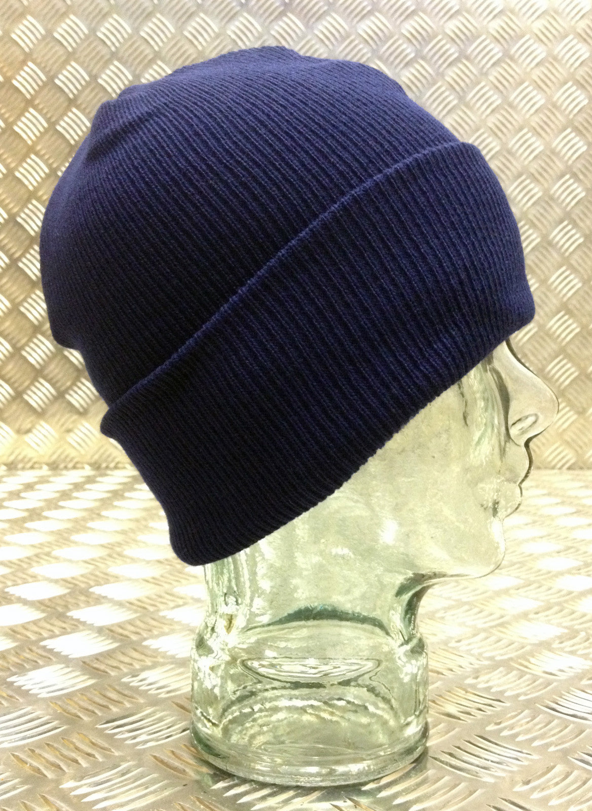 BLUE Tight Knit Beanie Hat / Watch Cap - One size - BRAND NEW