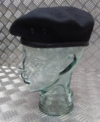RN Beret Wool Knitted With Leather Rim Naval Royal Blue / Navy Size 56cm - NEW