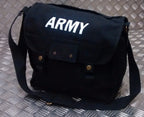 Military Type ARMY Print Canvas / Haversack Shoulder Bag Festival Asst Cols