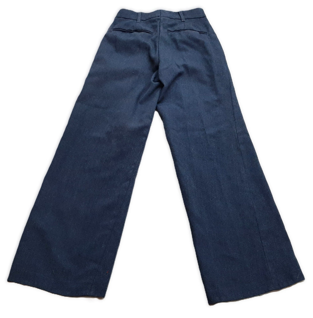 Vintage Trousers RAF Royal Air Force Dress Old Pattern Air Force Blue Grey Colour Waist 24"
