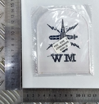 Royal Navy Mine Warfare (MW) – Basic Rate Blue on White Qualification Patch