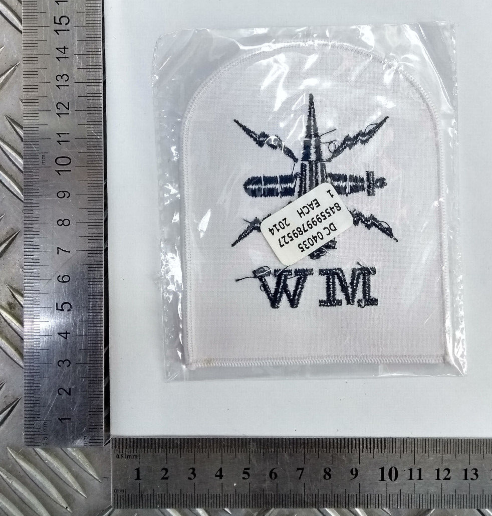 Royal Navy Mine Warfare (MW) – Basic Rate Blue on White Qualification Patch