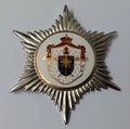 Genuine British Made Chrome Plated Star Badge With Decorative Insignia