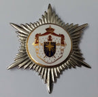 Genuine British Made Chrome Plated Star Badge With Decorative Insignia
