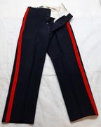 No1 Trousers Army Officer Cadets British Red Stripes Blues Waist 30"