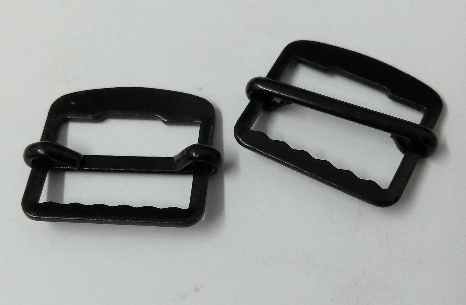 Genuine Vintage British Army Issue Black Side Adjuster Buckles 1 Pair STD221