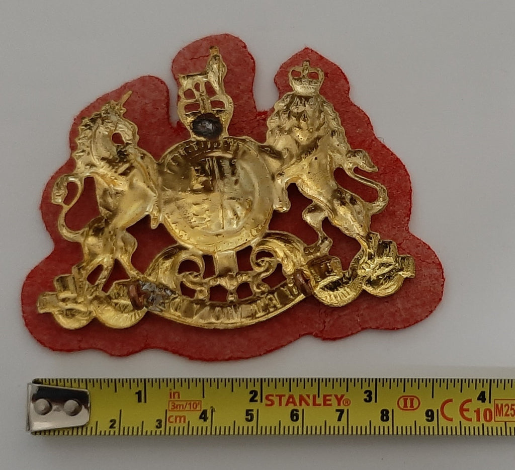 HCav Large Badge Coat of Arms / General Service with Scarlet Felt