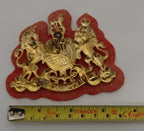 HCav Large Badge Coat of Arms / General Service with Scarlet Felt