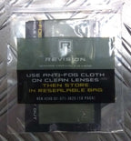 Genuine British Forces Reusable Revision Anti Fog Cloth Anti-Fog Wipes NEW x 2
